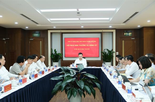 Hội nghị Ban thường vụ Đảng ủy Vietcombank phiên họp tháng 7/2022 
