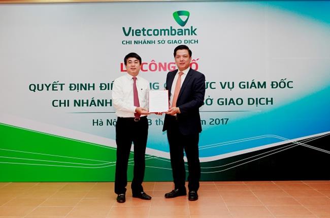 Vietcombank bổ nhiệm giám đốc chi nhánh sở giao dịch và chi nhánh thăng long