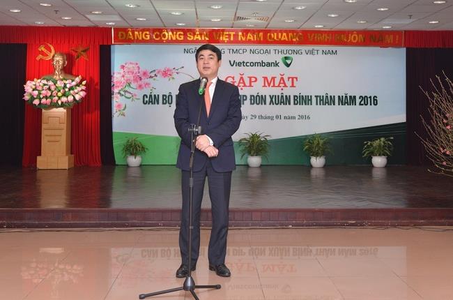 Ban lãnh đạo Vietcombank gặp mặt cán bộ hưu trí tại Hà Nội nhân dịp xuân bính thân 2016