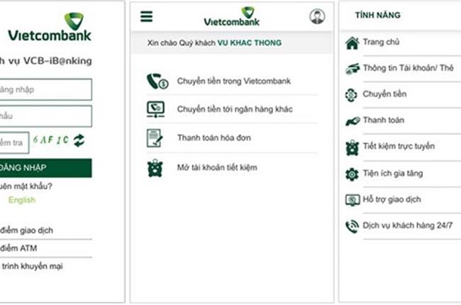 Vietcombank triển khai dịch vụ Ngân hàng trực tuyến VCB-iB@nking trên thiết bị di động (Mobile web)