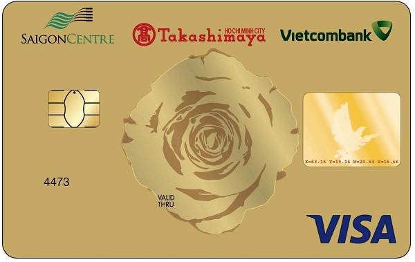 Thẻ Saigon Centre - Takashimaya - Vietcombank Visa
