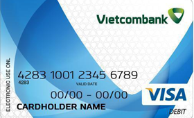 Vietcombank Connect24 Visa International Debit Card