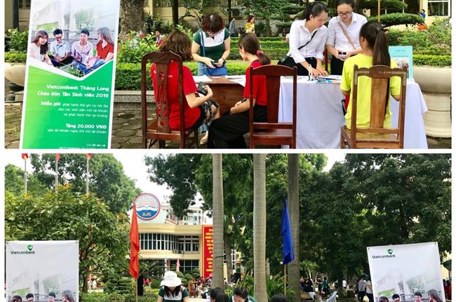 Vietcombank Thăng Long chào đón tân sinh viên Học viện Báo chí và tuyên truyền năm học 2019 -2020