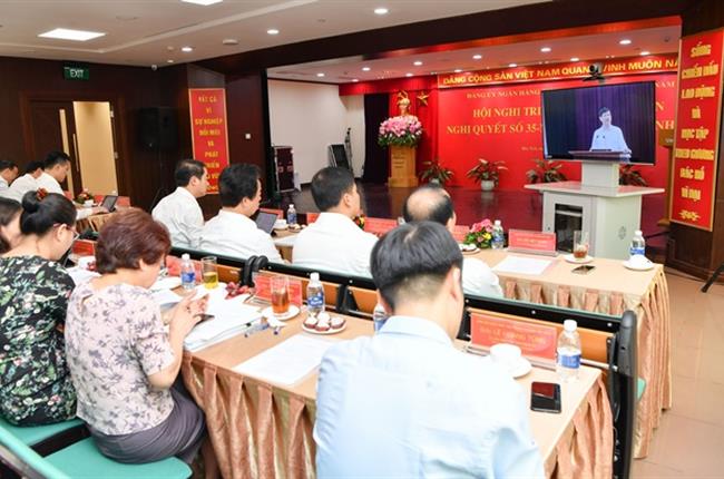 Đảng bộ Vietcombank tổ chức Hội nghị triển khai Nghị quyết 35-NQ/TW của Bộ Chính trị