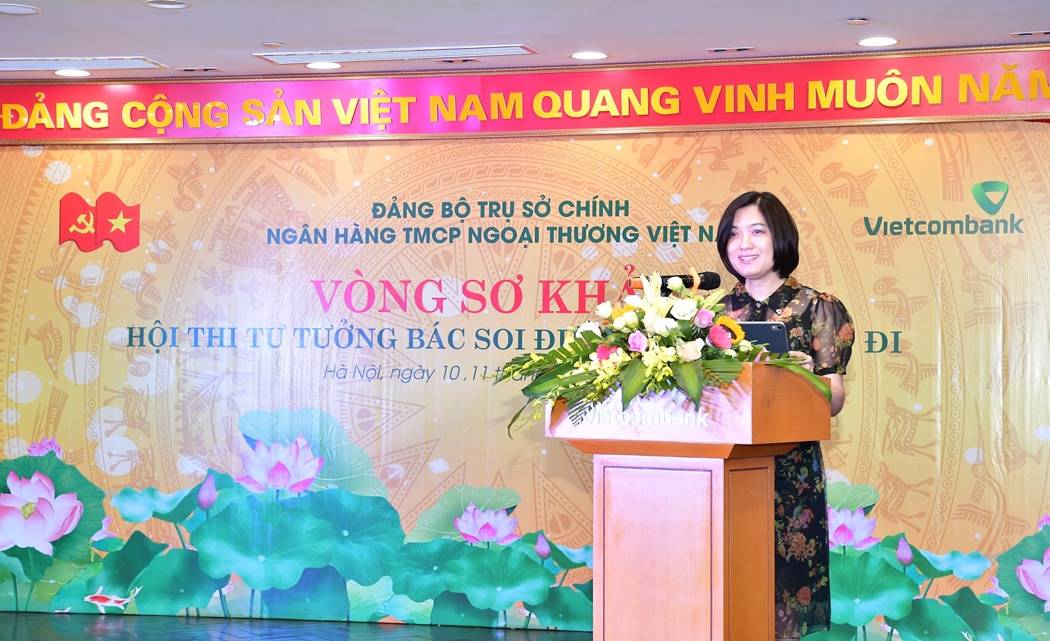 Đảng ủy Trụ sở chính Vietcombank tổ chức Hội thi “Tư tưởng Bác soi đường chúng con đi”