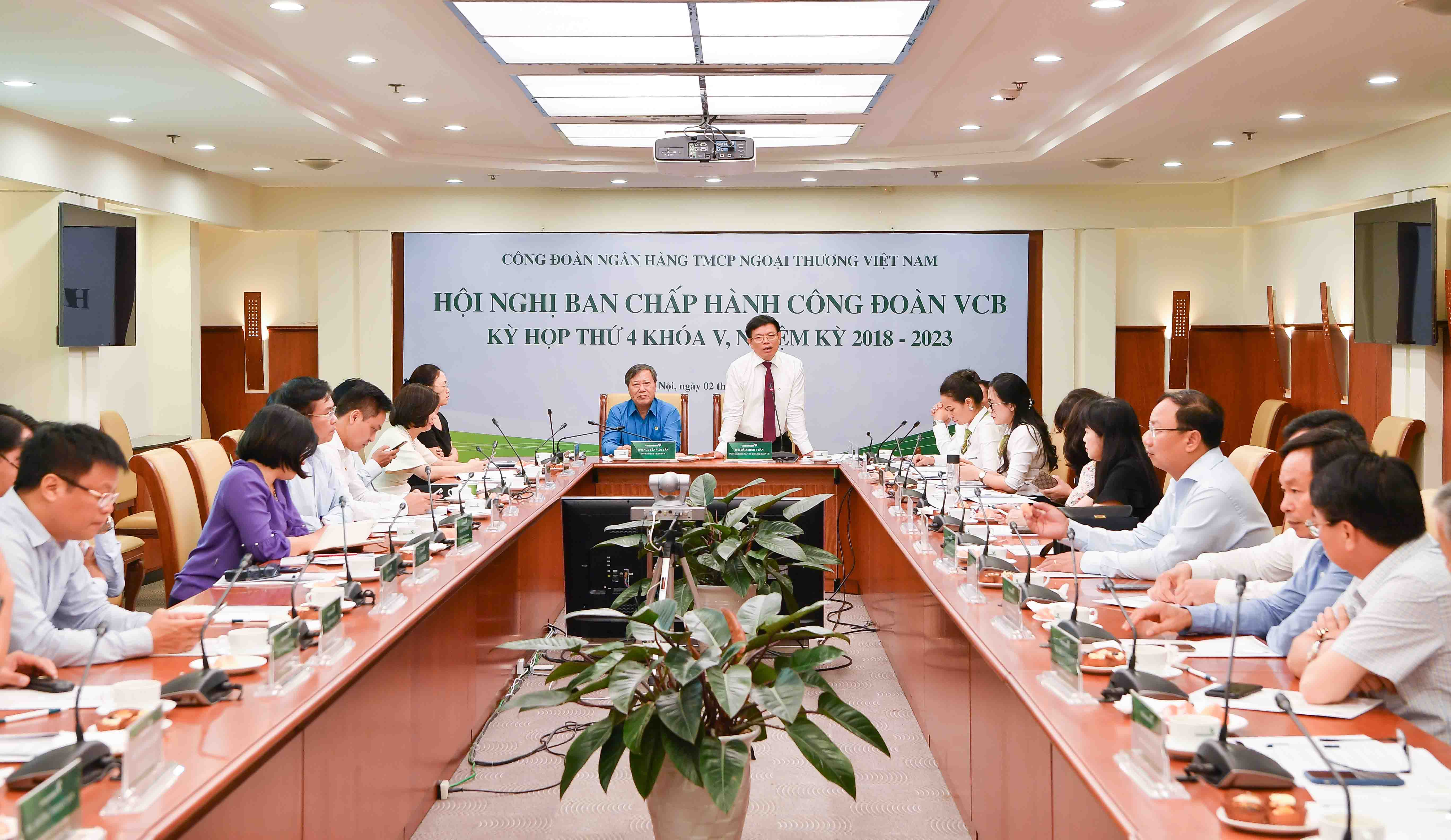 Hội nghị Ban chấp hành Công đoàn Vietcombank kỳ họp thứ 4 khóa V, nhiệm kỳ 2018-2023