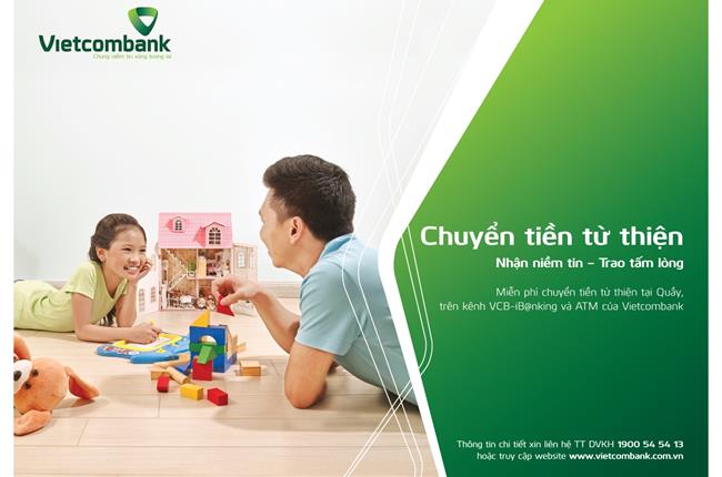 Vietcombank mở rộng dịch vụ chuyển tiền từ thiện với Quỹ Saigon Children’s Charity