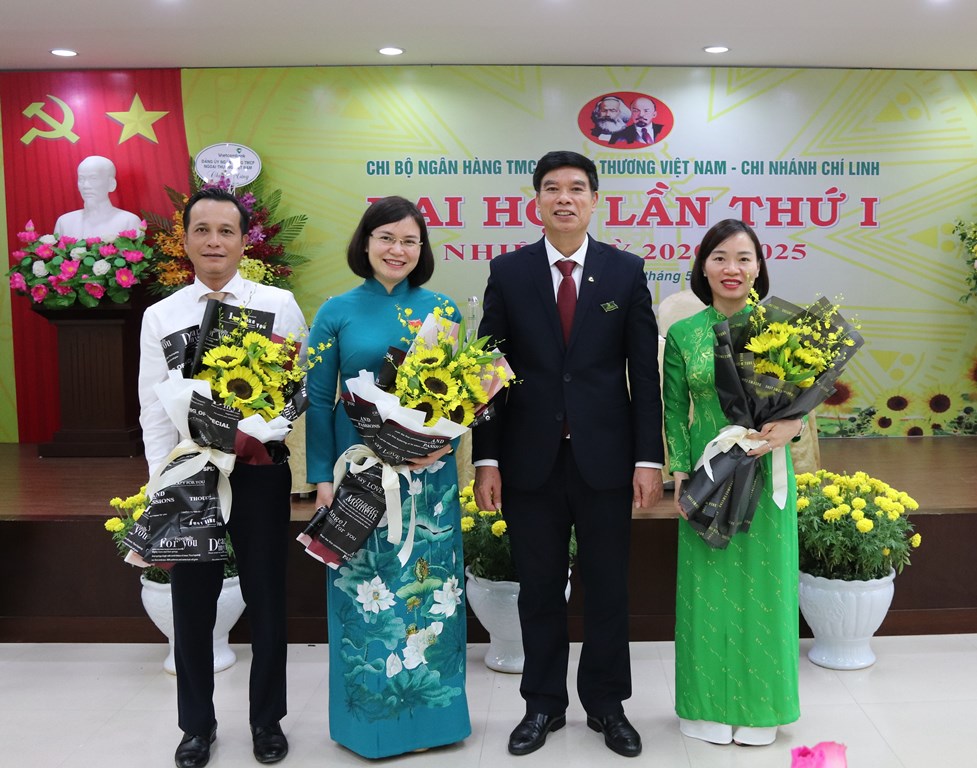 Chi bộ Vietcombank Chí Linh tổ chức thành công Đại hội lần thứ I, nhiệm kỳ 2020 – 2025 