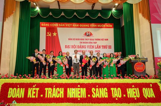 Đảng bộ Vietcombank Đồng Tháp tổ chức Đại hội khóa III, nhiệm kỳ 2020-2025