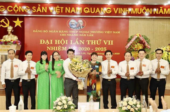 Đảng bộ Vietcombank Đắk Lắk tổ chức thành công Đại hội lần thứ VII, nhiệm kỳ 2020-2025 