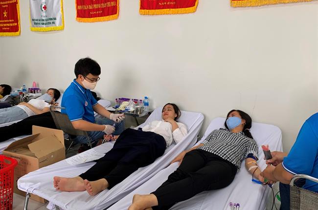 Vietcombank Vũng Tàu hưởng ứng tham gia hiến máu cứu người trong thời gian phòng, chống dịch Covid 19