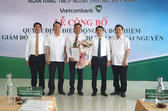 Vietcombank công bố quyết định điều động và bổ nhiệm Giám đốc chi nhánh Thái Nguyên