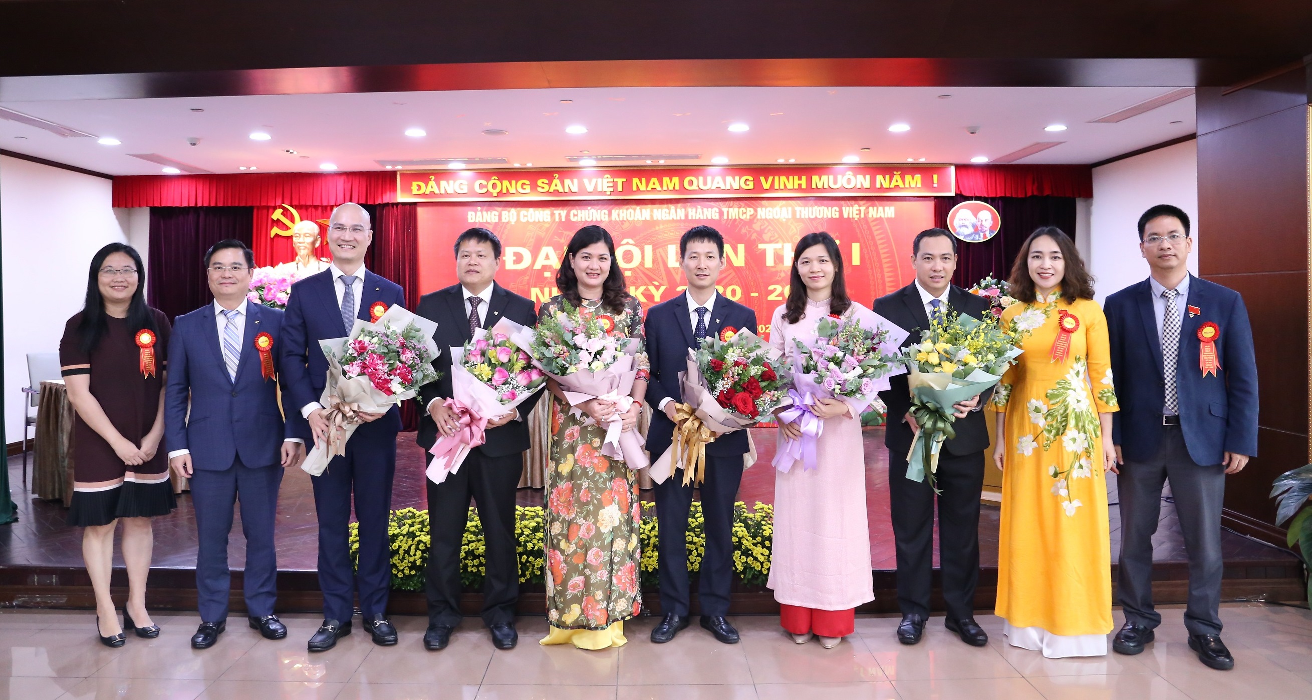 Đại hội Đảng bộ công ty chứng khoán Vietcombank lần thứ I, nhiệm kỳ 2020 – 2025 thành công tốt đẹp