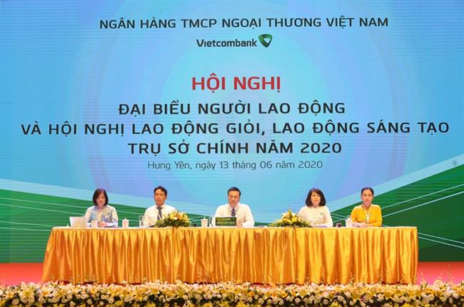 Trụ sở chính Vietcombank tổ chức Hội nghị đại biểu Người lao động và Hội nghị Lao động giỏi, Lao động sáng tạo năm 2020