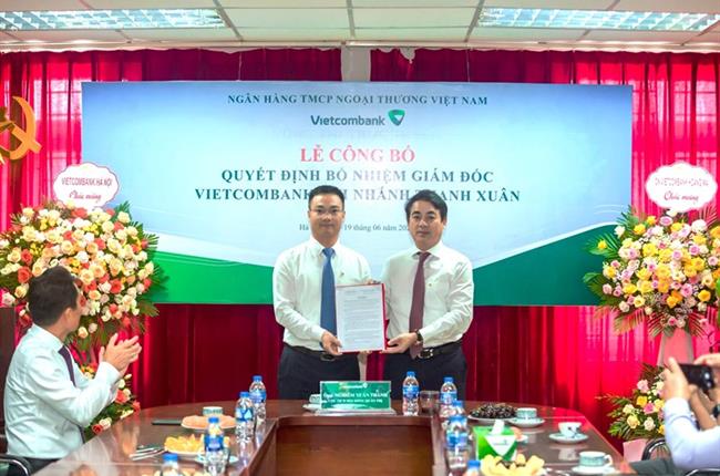 Vietcombank công bố quyết định bổ nhiệm Giám đốc Chi nhánh Thanh Xuân