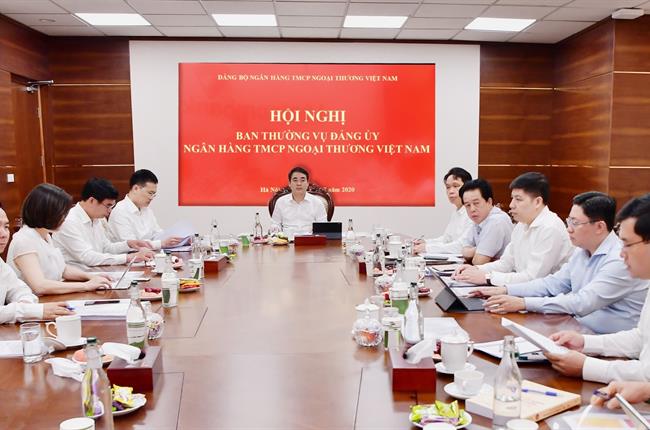 Hội nghị Ban Thường vụ Đảng ủy Vietcombank phiên họp tháng 7/2020