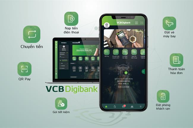 Vietcombank bổ sung và điều chỉnh một số tính năng trên Ngân hàng số VCB Digibank