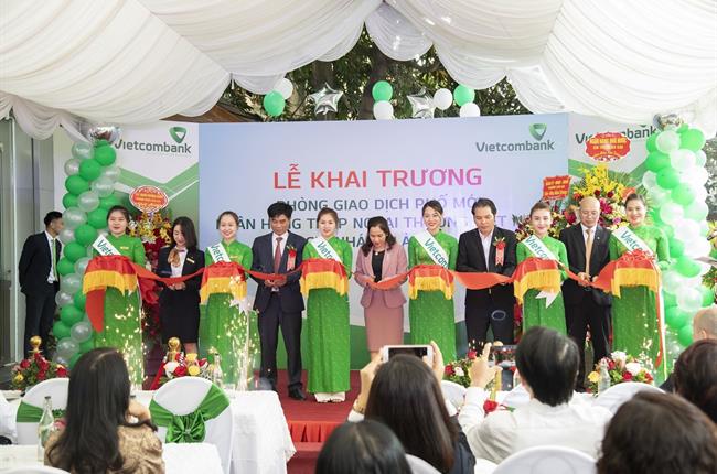 Vietcombank Lào Cai khai trương hoạt động Phòng giao dịch Phố Mới
