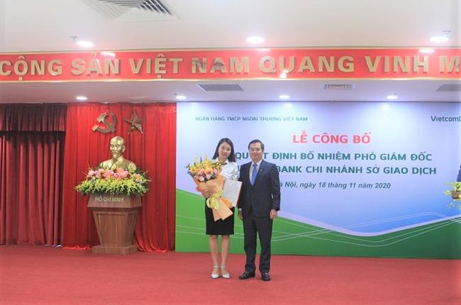 Công bố quyết định bổ nhiệm Phó Giám đốc Vietcombank Sở giao dịch