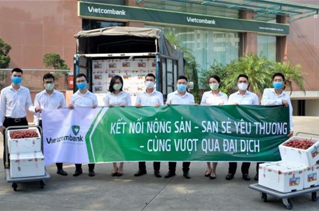 Vietcombank Bắc Ninh chung tay “Kết nối nông sản – San sẻ yêu thương – Cùng nhau vượt qua đại dịch”