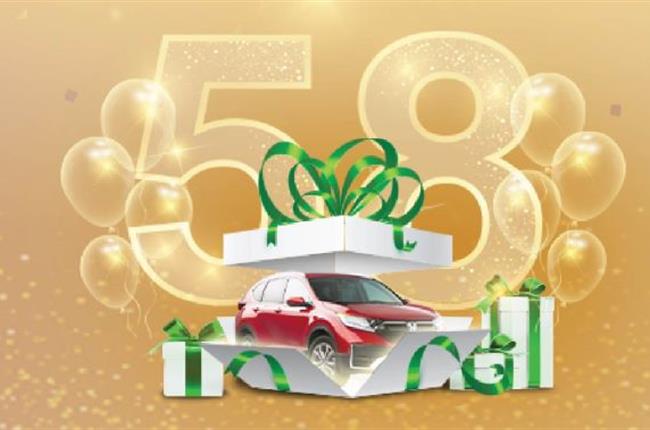 Mừng sinh nhật 58 năm Vietcombank với tổng giá trị quà tặng gần 5.8 tỷ đồng