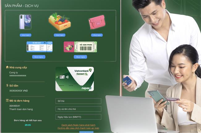 Vietcombank thông báo trả thưởng chương trình Ngày mua sắm trực tuyến cùng thẻ ghi nợ nội địa Vietcombank