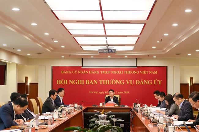 Vietcombank tổ chức Hội nghị Ban Thường vụ Đảng ủy
