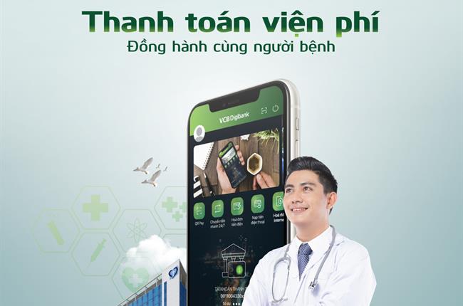 Vietcombank triển khai dịch vụ thanh toán phí dịch vụ y tế bằng mã QR tại Bệnh viện Trung ương Thái Nguyên