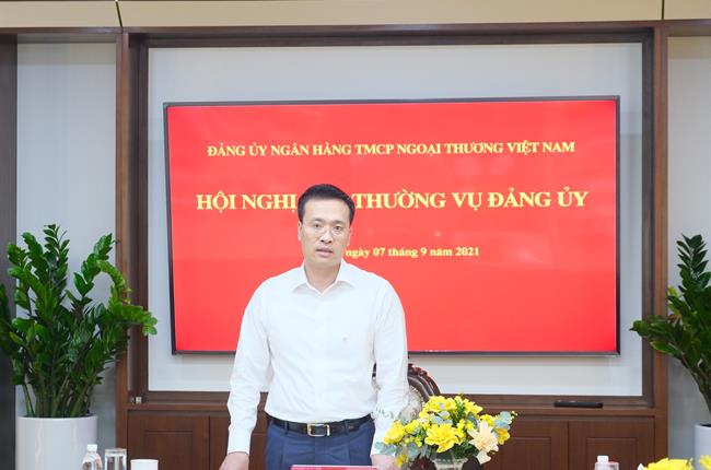 Hội nghị Ban Thường vụ Đảng ủy Vietcombank 