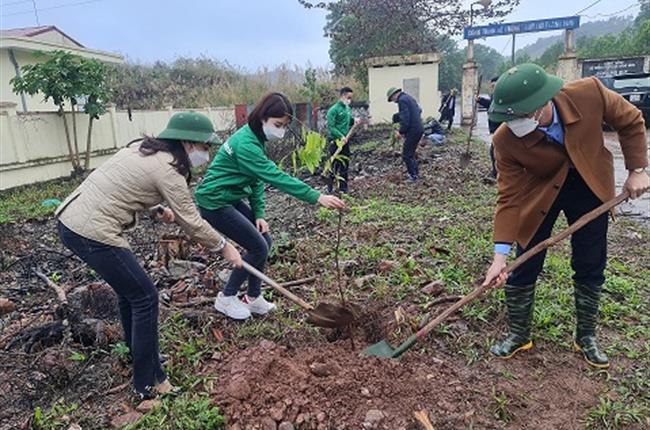 Vietcombank Móng Cái tham gia “Tết trồng cây đời đời nhớ ơn Bác Hồ” Xuân Nhân Dần 2022 