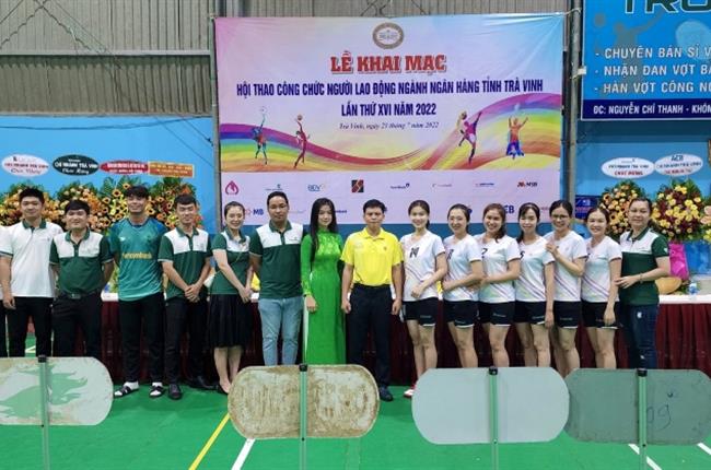 Vietcombank Trà Vinh tham gia hội thao ngành ngân hàng tỉnh Trà Vinh