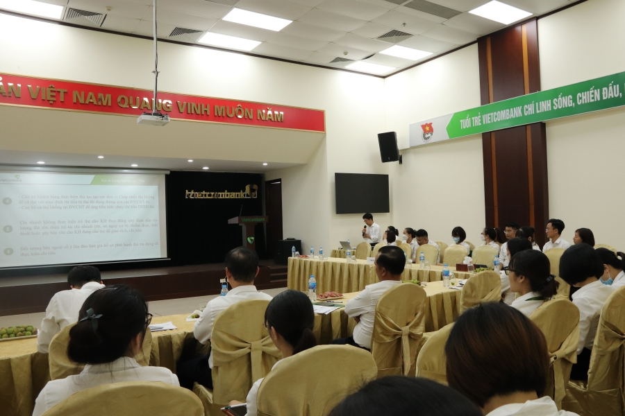 Vietcombank Chí Linh tổ chức hội thảo RCSA năm 2022