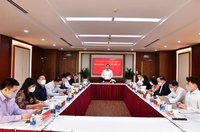 Hội nghị Ban Thường vụ Đảng ủy Vietcombank phiên họp tháng 4/2022