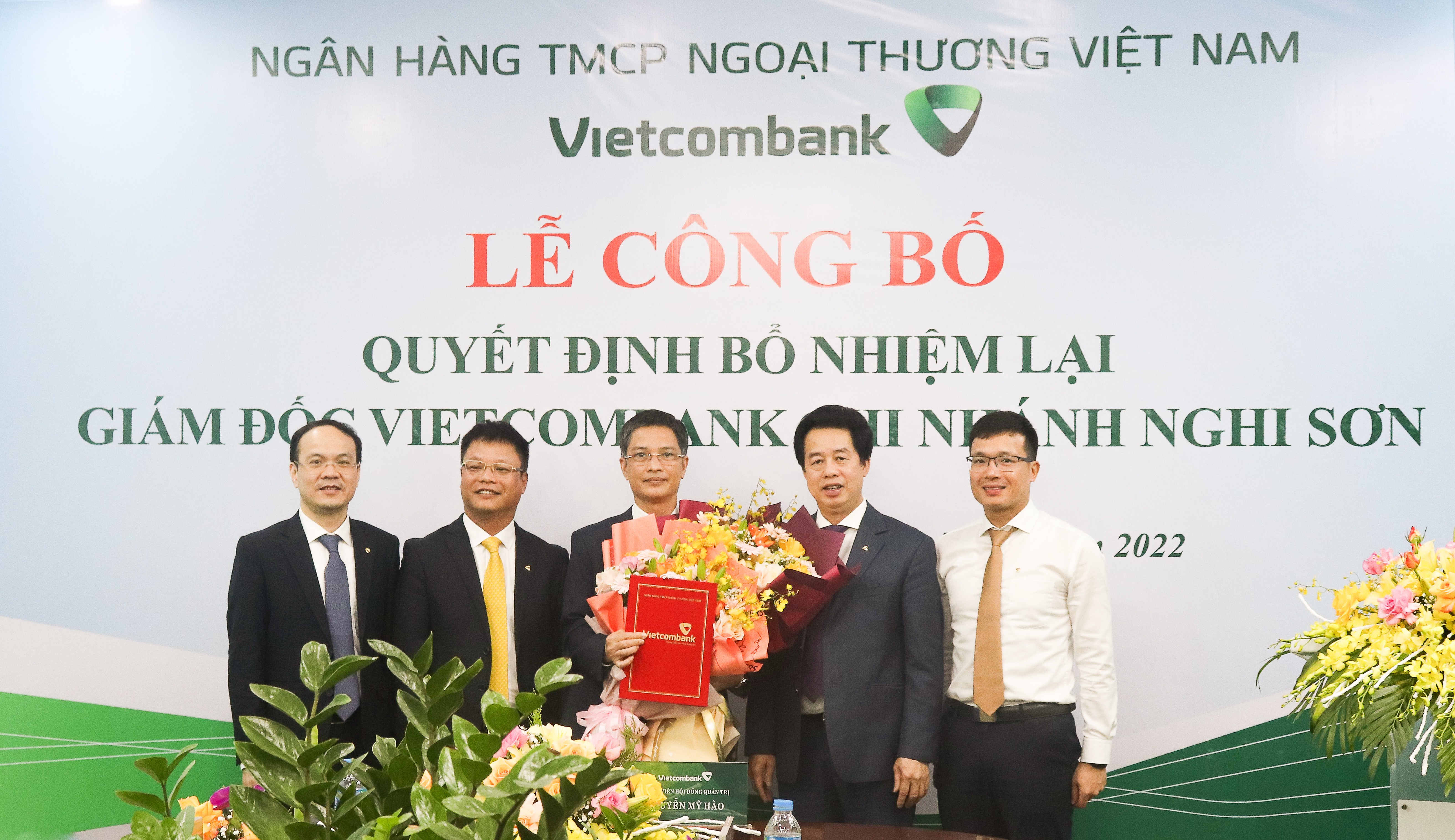 Vietcombank bổ nhiệm lại Giám đốc chi nhánh Nghi Sơn