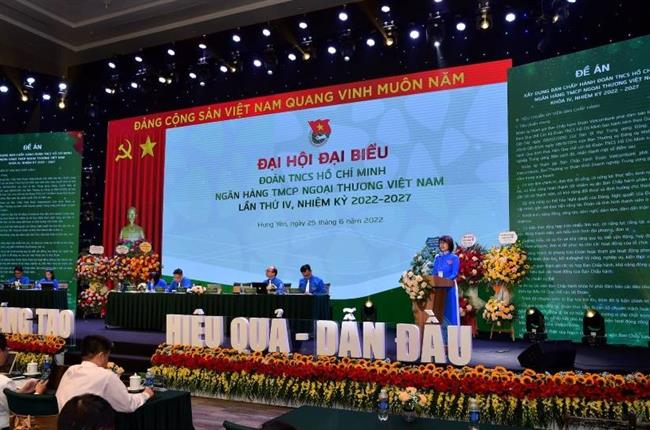 Khai mạc Đại hội Đại biểu Đoàn TNCS Hồ Chí Minh Vietcombank lần thứ IV, nhiệm kỳ 2022 - 2027