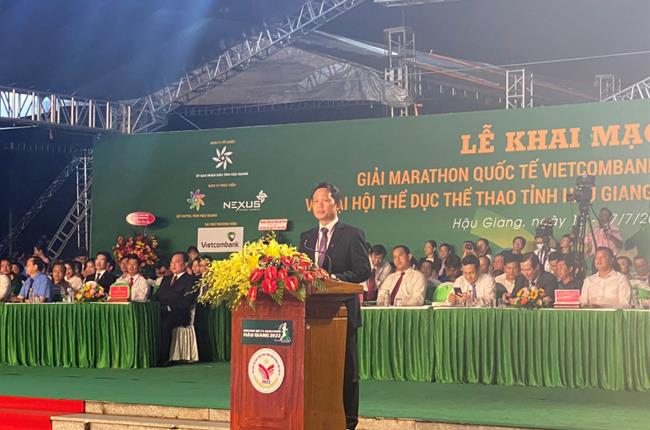 Vietcombank đồng hành cùng Giải marathon quốc tế Vietcombank Mekong delta Hậu Giang 2022