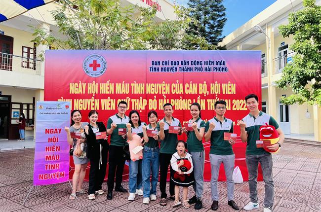  Vietcombank Nam Hải Phòng tham gia ngày hội hiến máu 2022