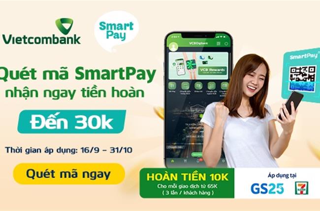 Thông báo khách hàng trúng thưởng chương trình “Quét mã Smartpay, nhận ngay tiền hoàn”