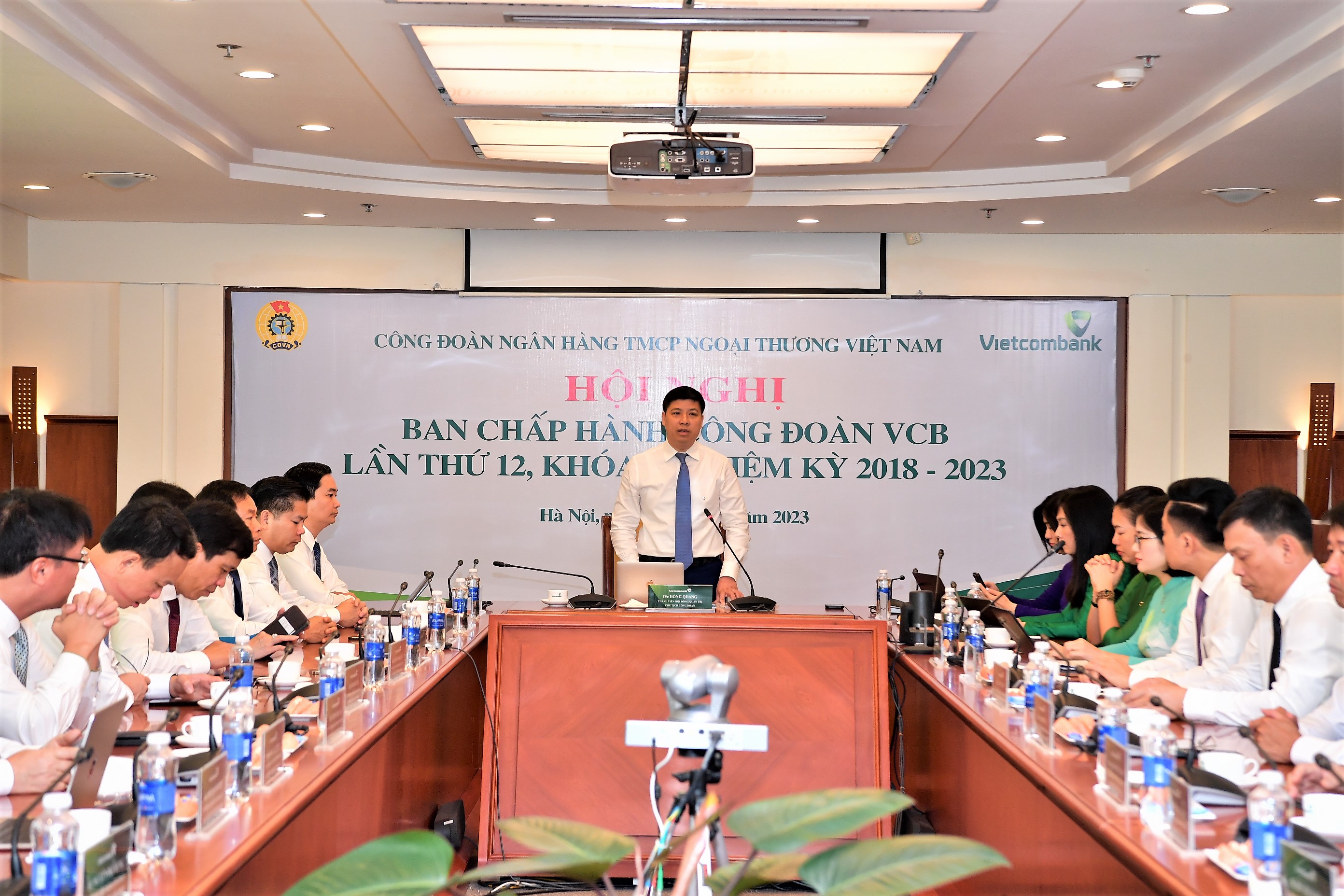 Vietcombank tổ chức thành công Hội nghị Ban Thường vụ và Hội nghị Ban Chấp hành Công đoàn lần thứ 12, khóa V, nhiệm kỳ 2018 - 2023