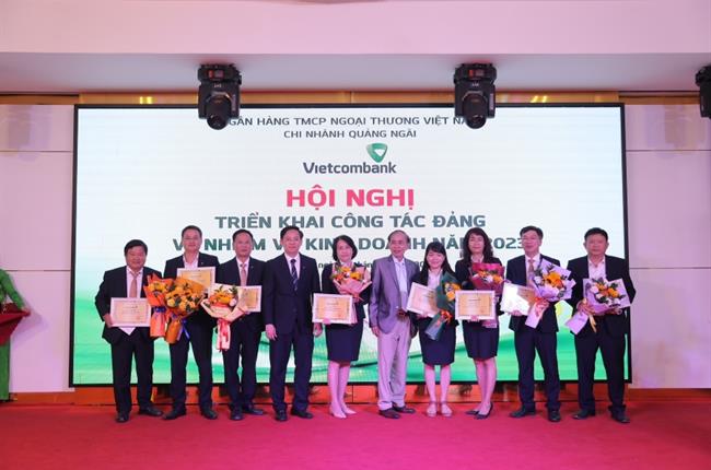Vietcombank Quảng Ngãi tổ chức hội nghị triển khai công tác Đảng và hoạt động kinh doanh năm 2023