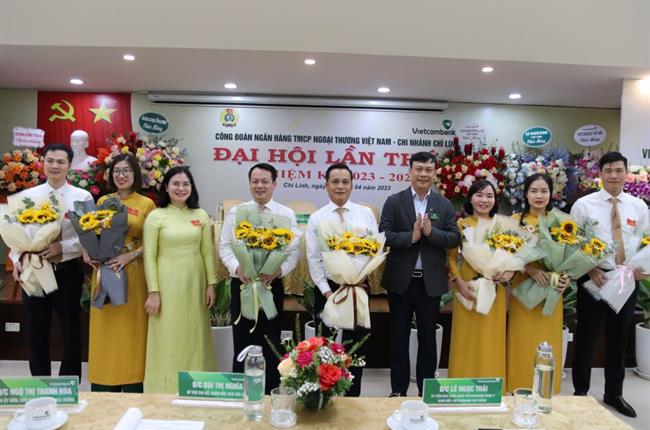 Công đoàn cơ sở Vietcombank Chí Linh tổ chức thành công Đại hội lần thứ II, nhiệm kỳ 2023 -2028