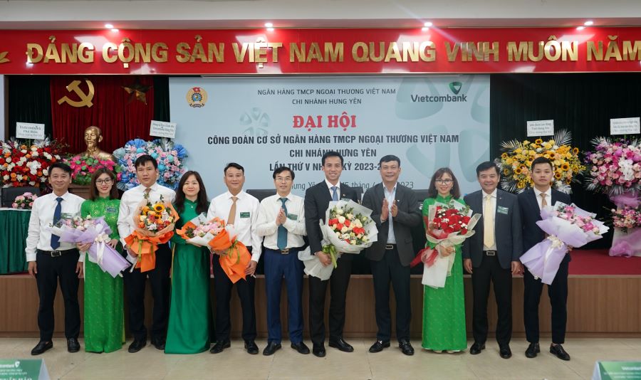 Vietcombank Hưng Yên tổ chức Đại hội Công đoàn khóa V, nhiệm kỳ 2023 - 2028