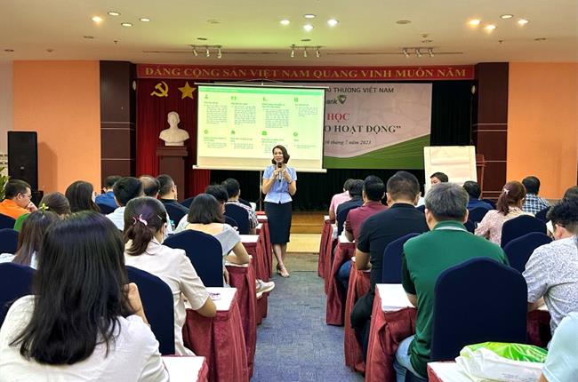 Vietcombank Tân Định tổ chức khoá đào tạo về quản lý rủi ro hoạt động