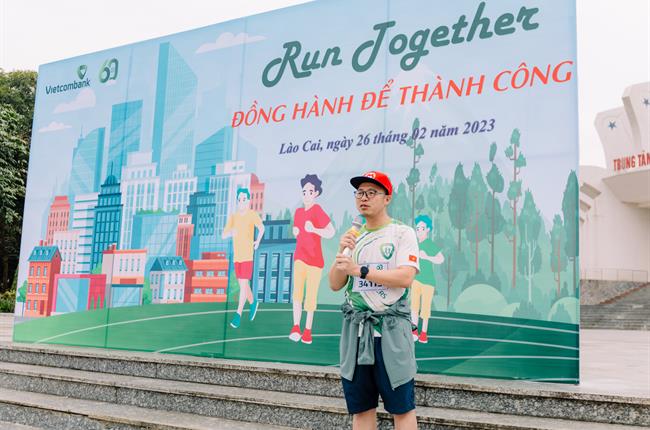 Vietcombank Lào Cai tổ chức hoạt động thể thao “Đồng hành để thành công - Run Together”