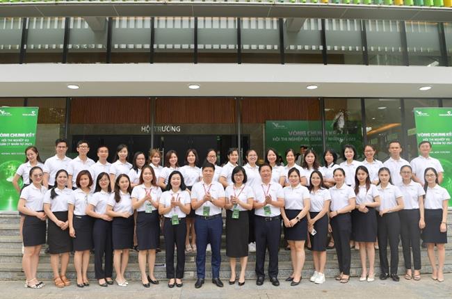 Chung kết hội thi nghiệp vụ quản lý nhân sự Vietcombank năm 2023 thành công tốt đẹp