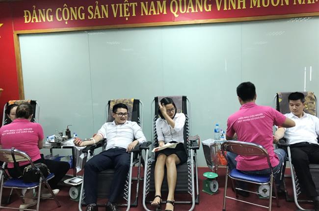 Vietcombank Hoàng Mai với Chương trình hiến máu nhân đạo “Giọt hồng nhân ái, kết nối yêu thương”  2018