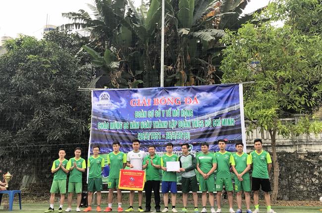Vietcombank Lào Cai giành chức Á quân tại Giải bóng đá Đoàn cơ sở Sở Y tế tỉnh Lào Cai
