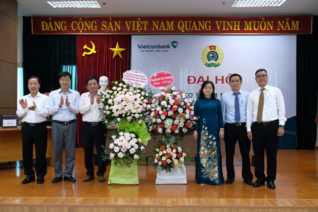 Vietcombank Vĩnh Phúc tổ chức thành công Đại hội Công đoàn cơ sở khóa V nhiệm kỳ 2019 - 2024