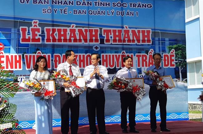 Lễ khánh thành Bệnh viện Đa khoa huyện Trần Đề - công trình do Vietcombank tài trợ 25 tỉ đồng