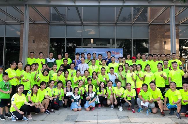 Vietcombank Thủ Thiêm  tổ chức thành công giải chạy việt dã "Thu Thiem Keep Running"